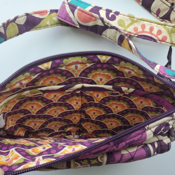 Vera Bradley Plum Crazy Crossbody Bag - Picture 2 of 3
